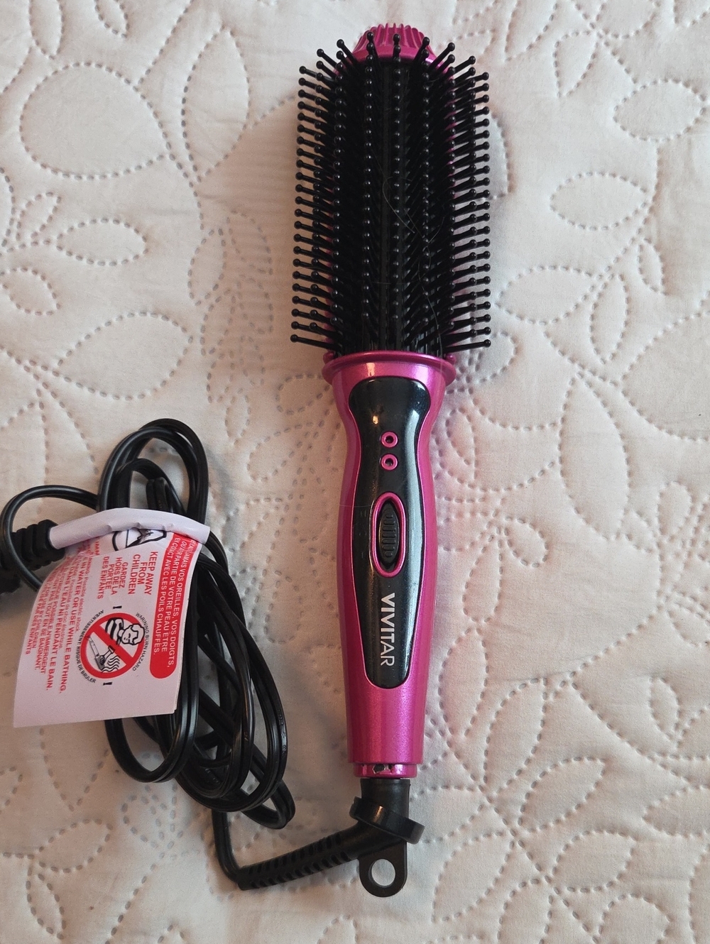 Vivitar Pink Hot Air Styling Brush - Volumize & Smooth